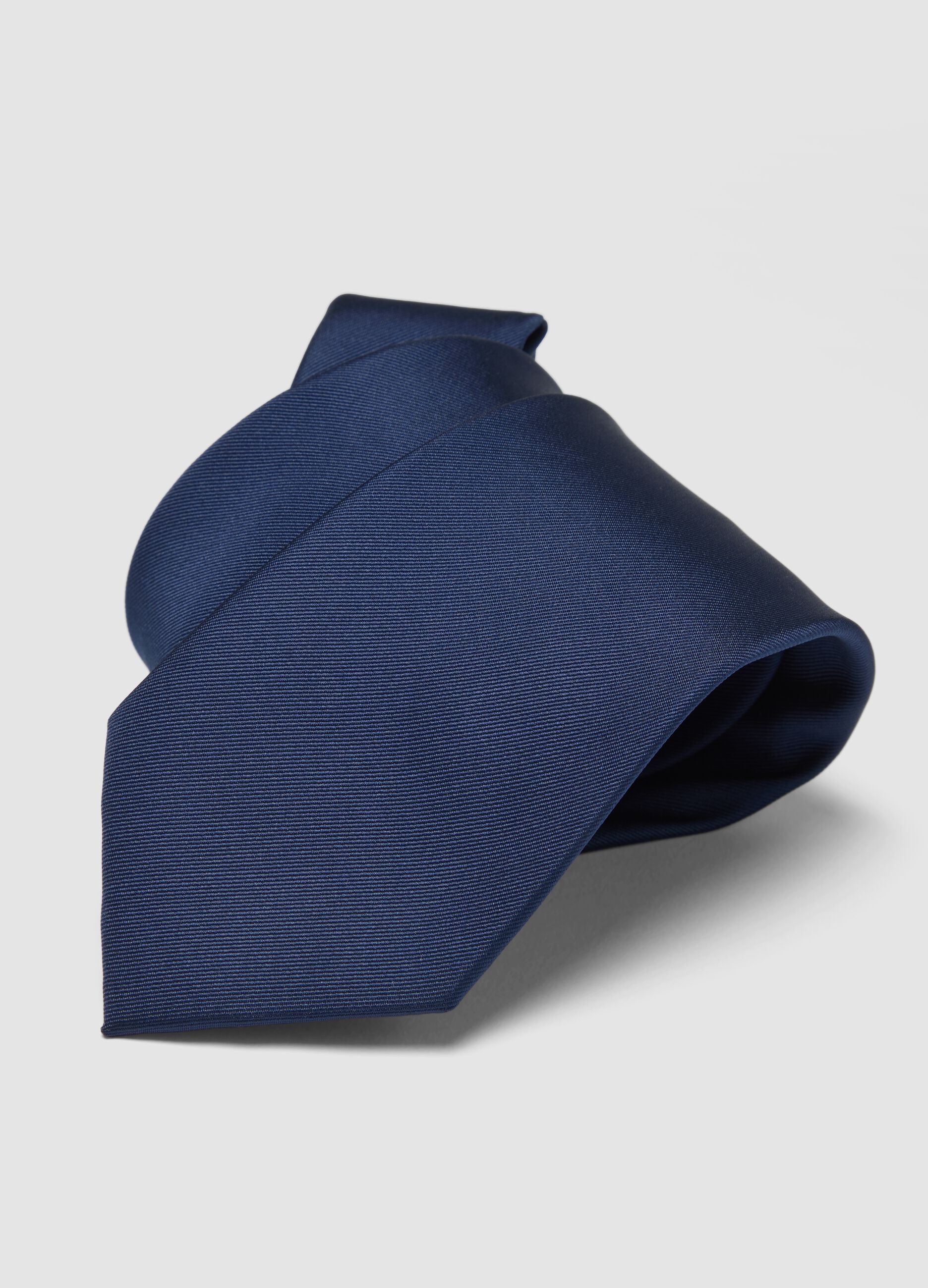 Blue tie, 7.5 cm blade