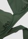 Top bikini elasticizzato verde a triangolo_5
