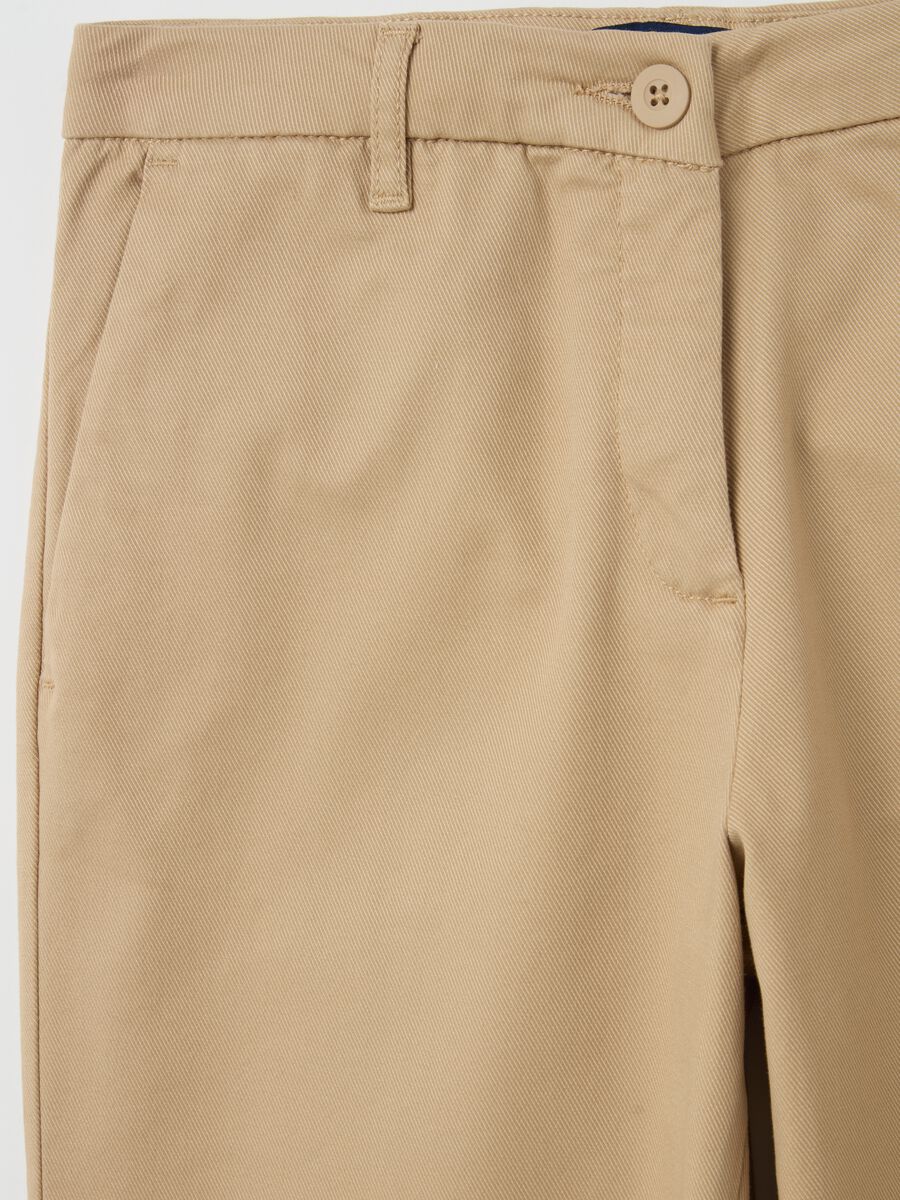 Curvy stretch cotton chino trousers_5
