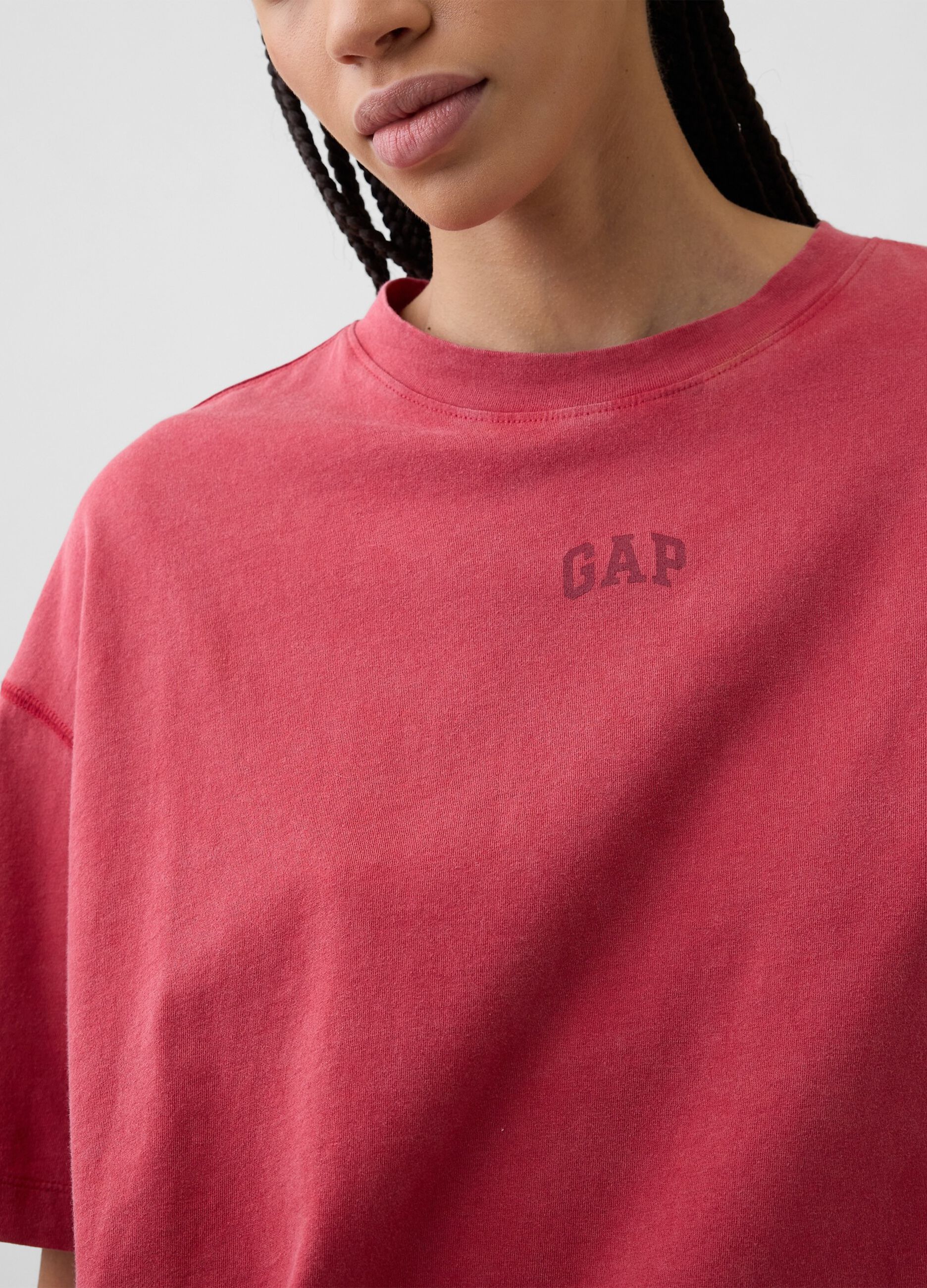 Pure cotton short-sleeve T-shirt