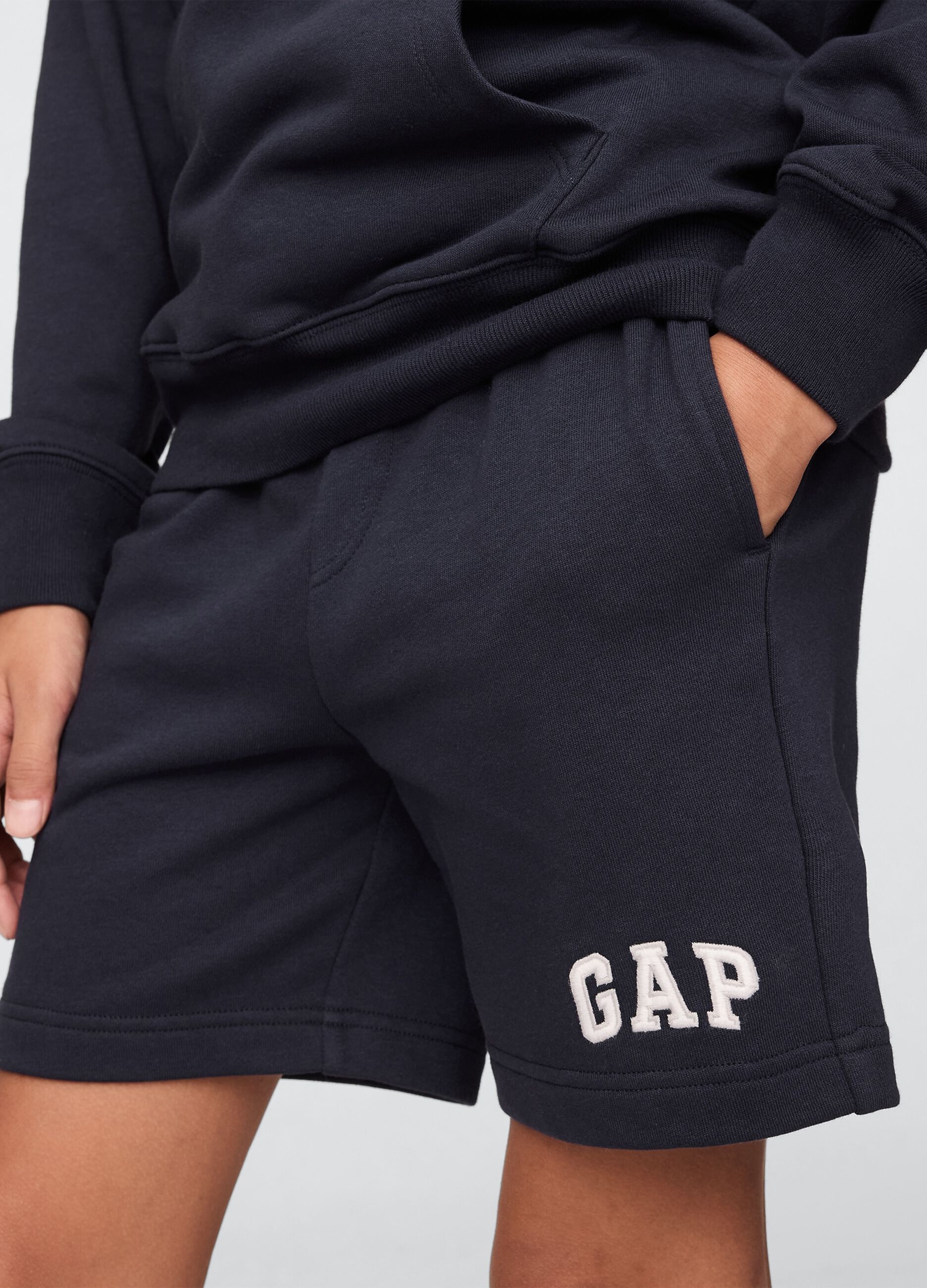Shorts blu navy in misto cotone e poliestere GAP Kids