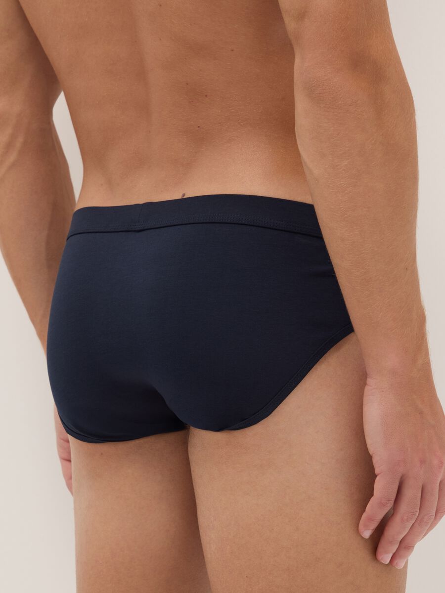 Bipack slip blu in cotone elasticizzato regular fit_2