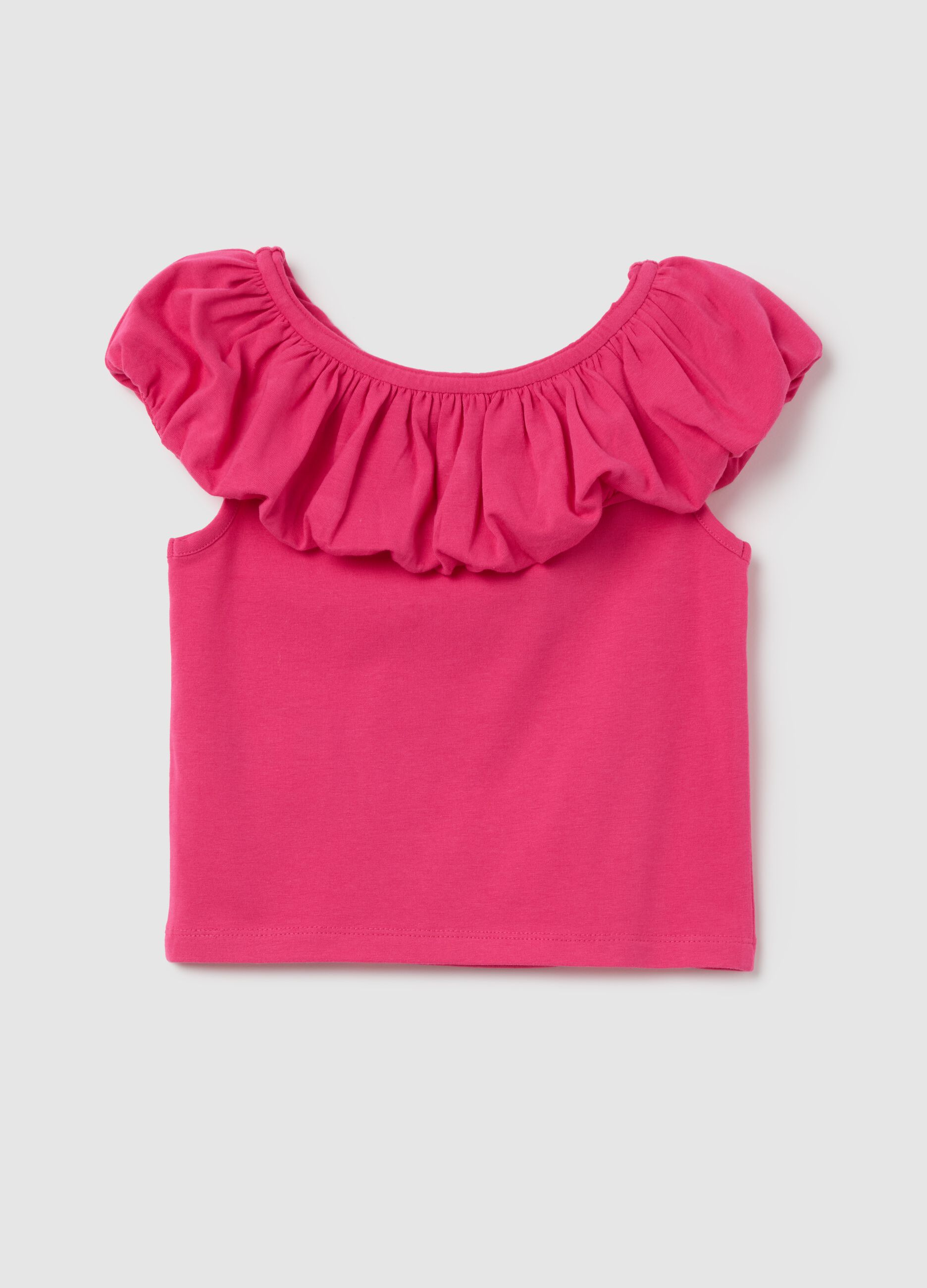 Pink Ruffled T-shirt OVS Kids