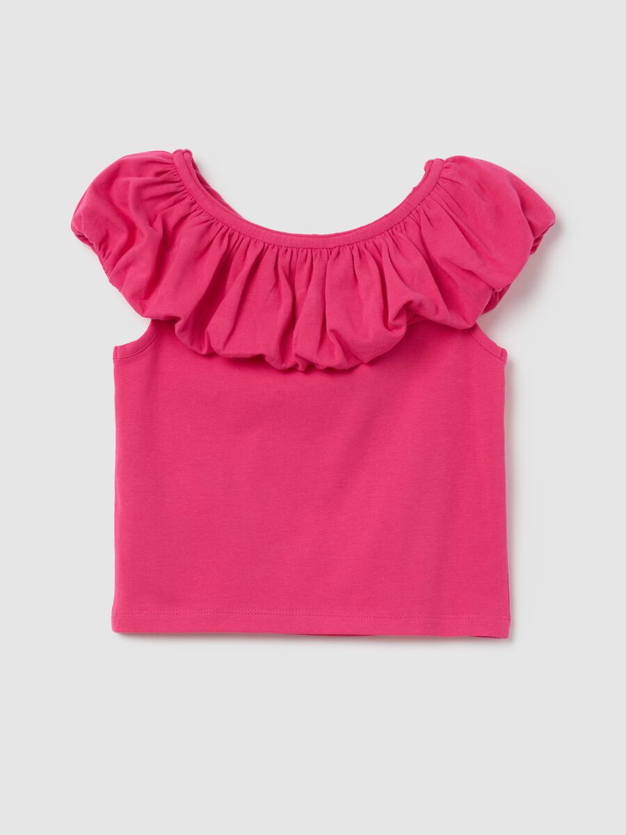 Pink Ruffled T-shirt OVS Kids_1