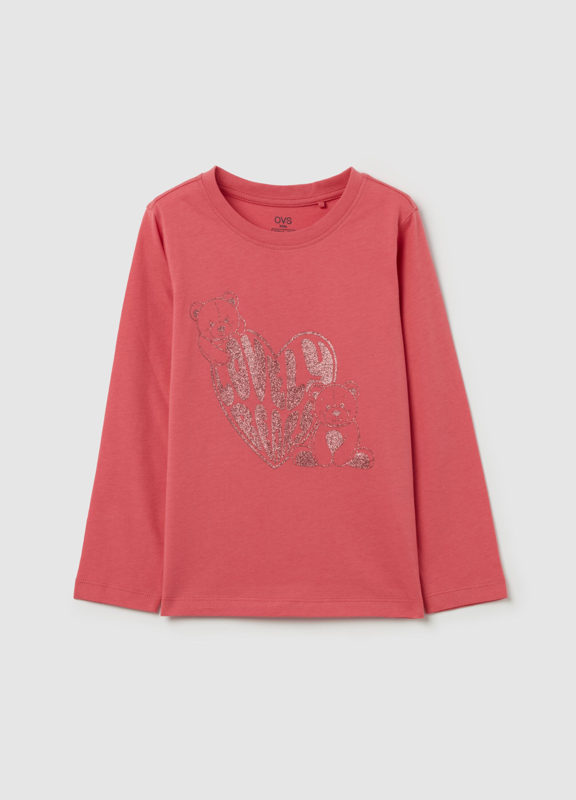 T shirt maniche lunghe orsetti Lovely Bears OVS KIDS da Bambina OVS