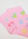 Girls' multicoloured cotton blend socks twin pack_1