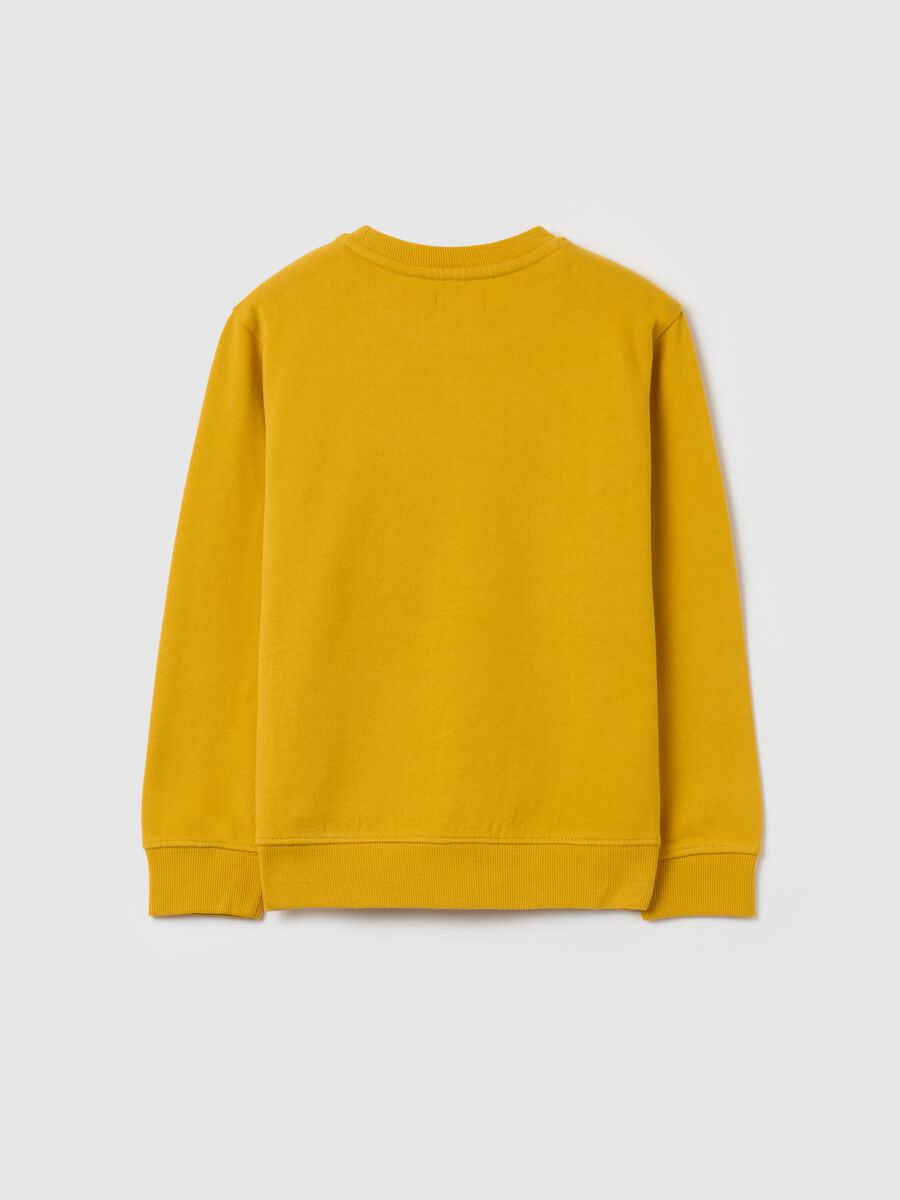 French terry sweatshirt with print_1