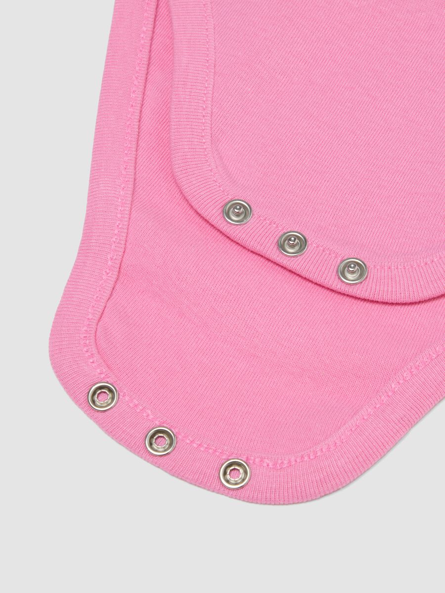 Tripack body senza maniche in puro cotone multicolor da neonata_2