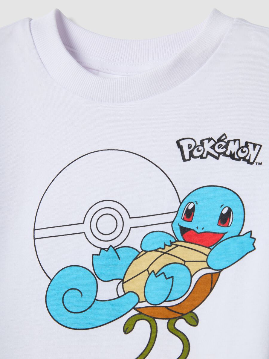 Children's Regular Fit White Pure Cotton T-shirt with Pok&eacute;mon_2