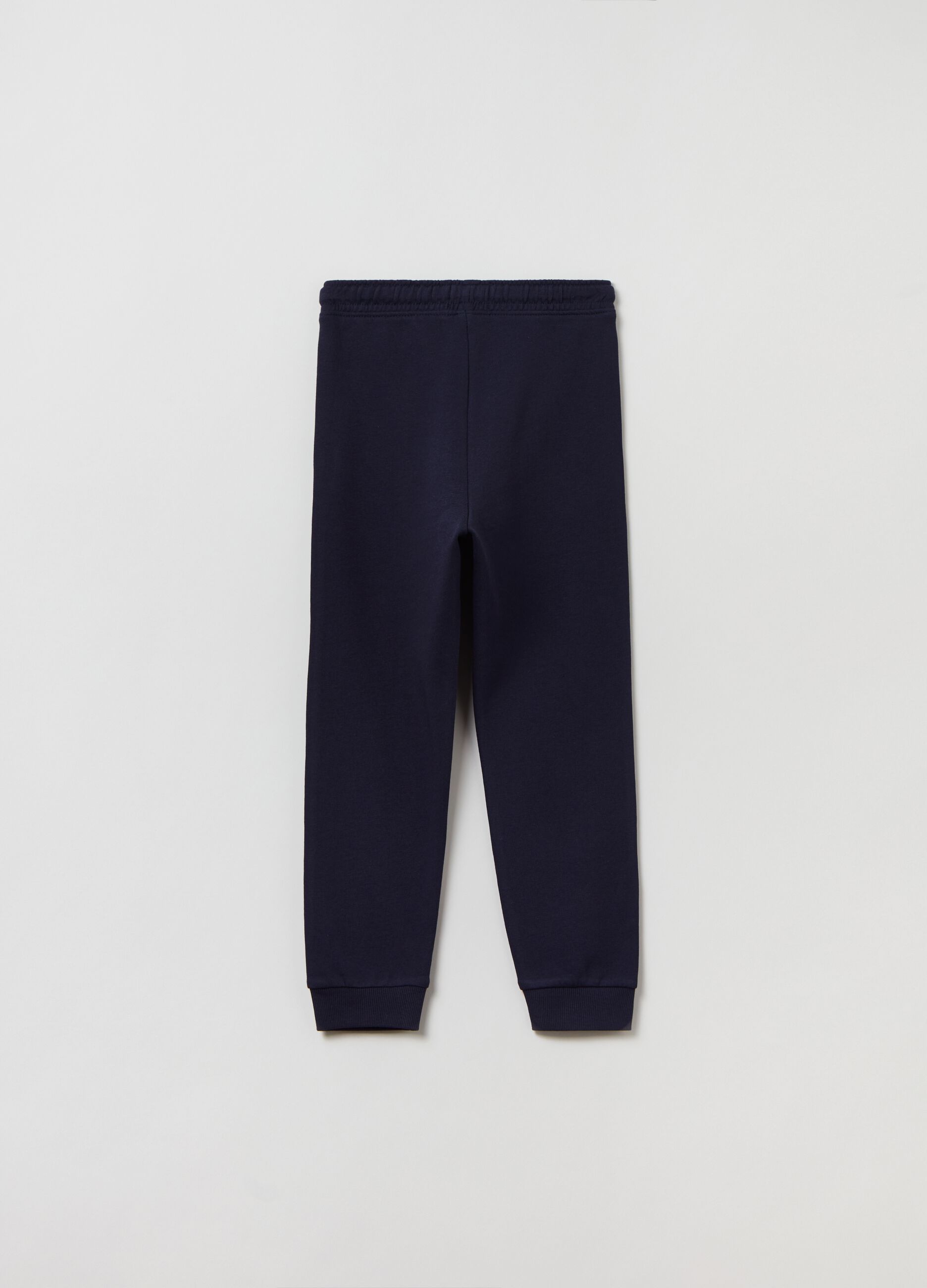 Joggers in felpa con coulisse_1