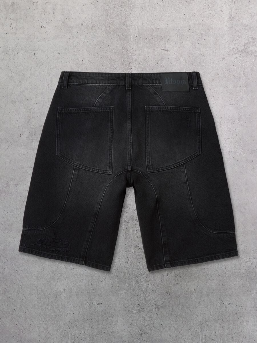 Denim Shorts Black_6
