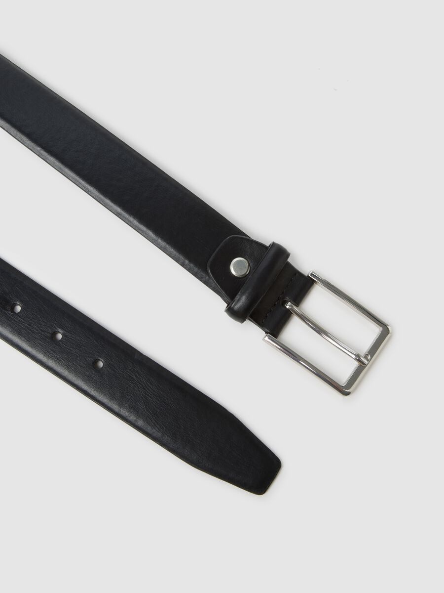 Cintura in vera pelle nera_1