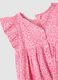 Girls&rsquo; pink dress in cotton blend with regular fit_3
