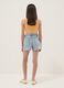 Girls&rsquo; light blue pure cotton denim shorts &ndash; regular fit_1