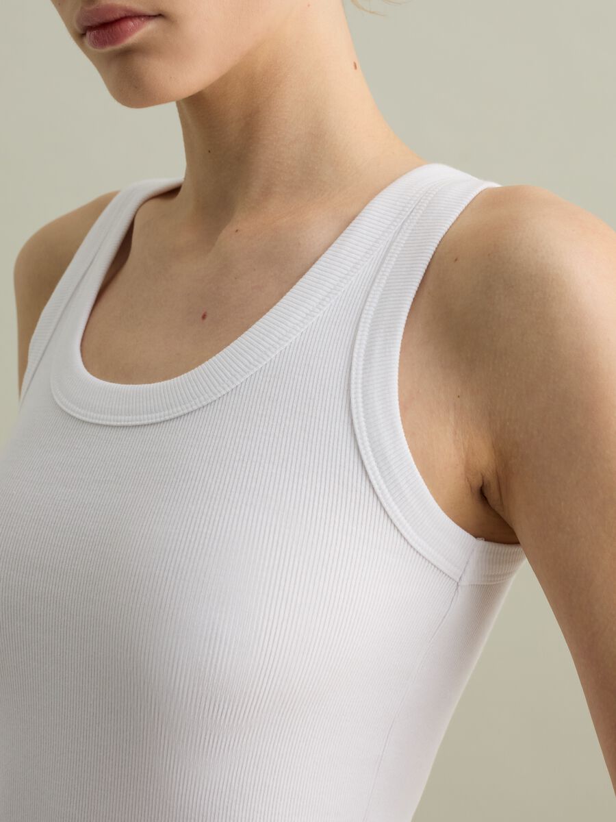 White ribbed tank top_2