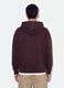 Red pure cotton oversized hoodie_2