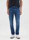 Jeans in cotone elasticizzato blu skinny fit_1