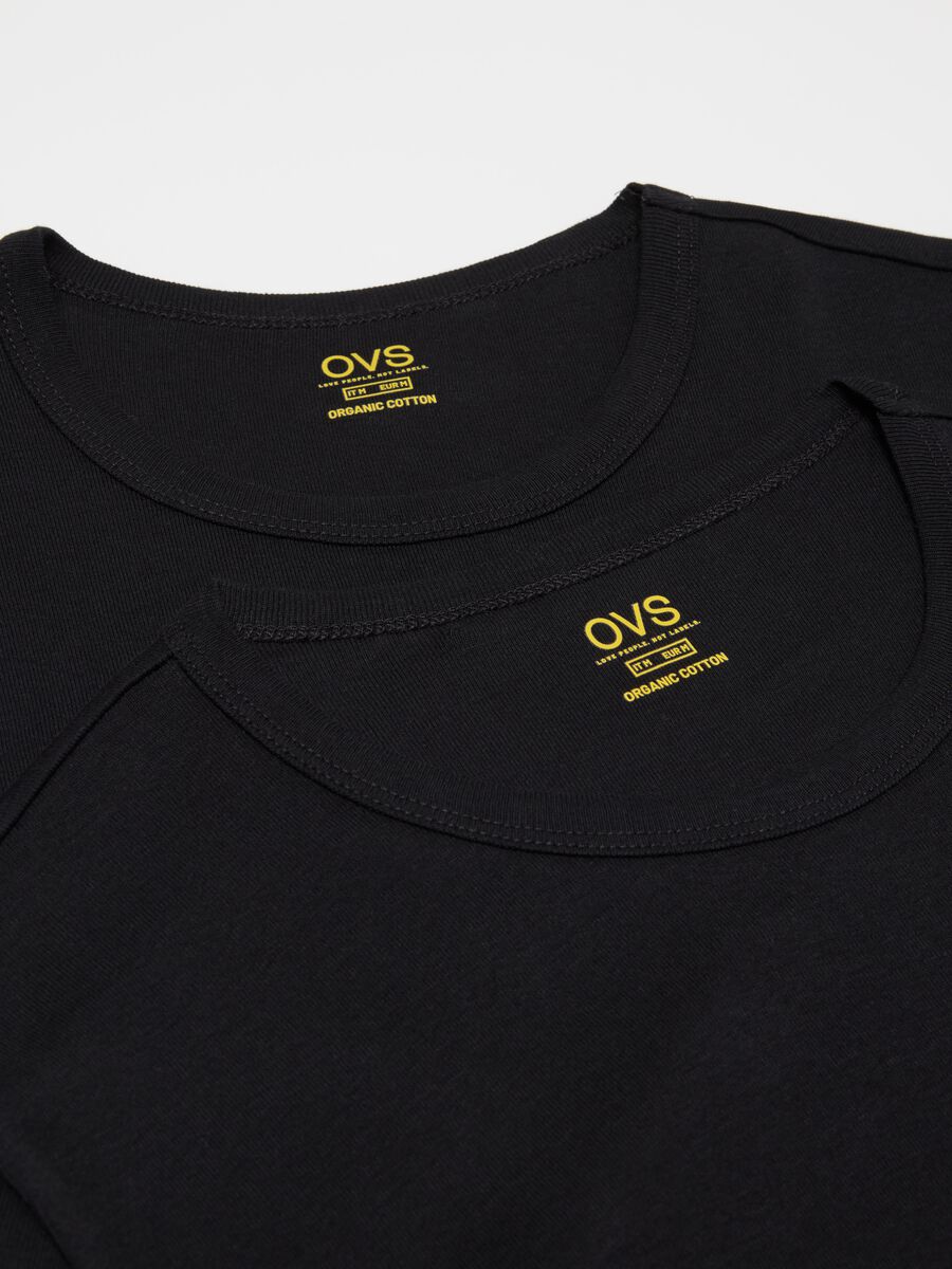 Two-pack undershirts with round neck_5