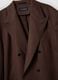 Brown Pure Linen Regular Fit Blazer_5