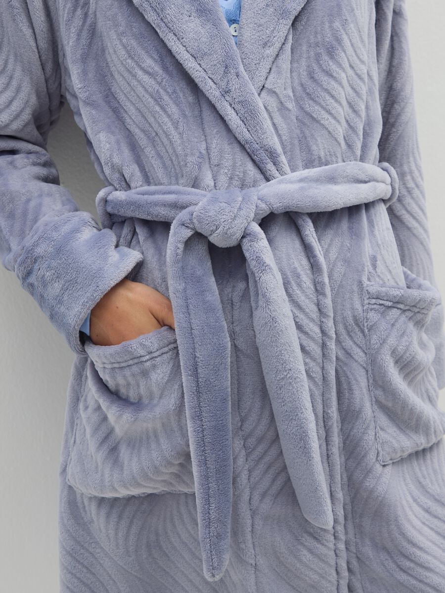 Grey dressing gown with belt_3