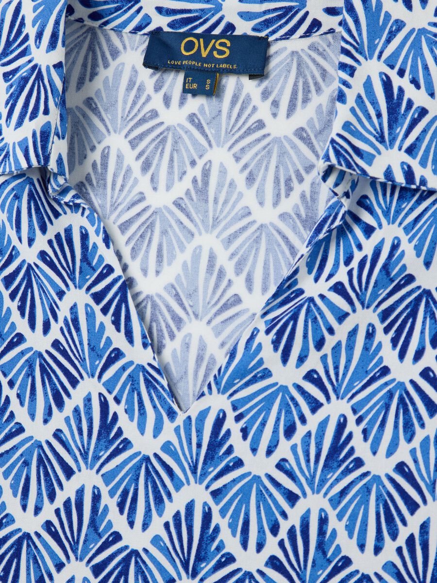 Viscose blouse with polo neck_5
