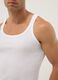 White pure cotton vest regular fit_3