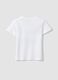 White pure cotton boys&rsquo; regular-fit T-shirt with print_1