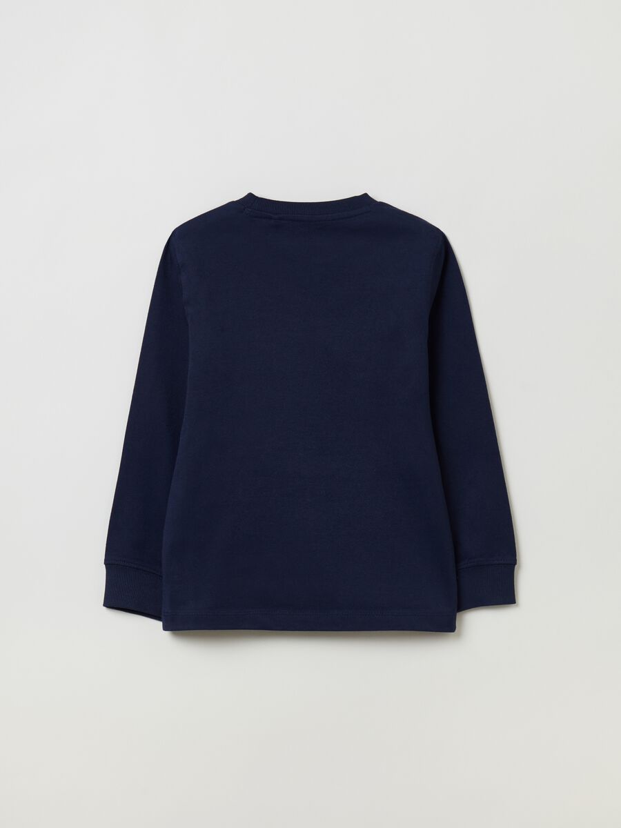 T-shirt a maniche lunghe in cotone_1