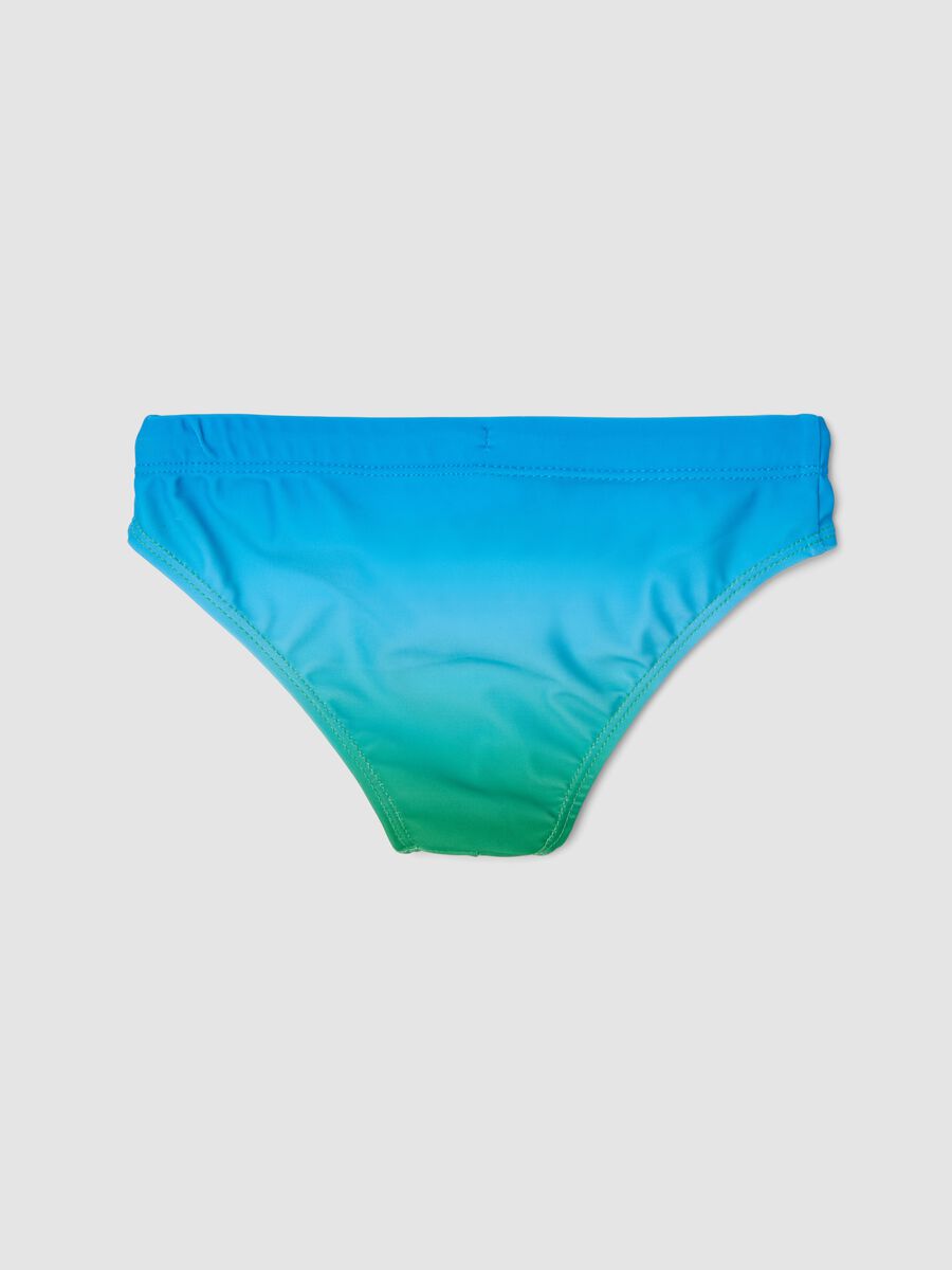 Blue stretch swim briefs_1