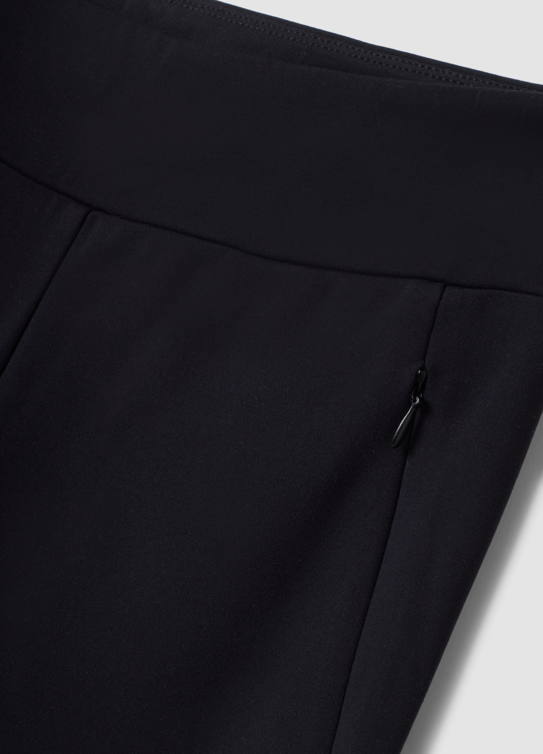 Black stretch leggings with zip pockets ALTAVIA STUDIO