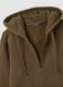 Brown zip cotton sweatshirt_5