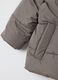 Grey Padded Children's Jacket with Hood_3