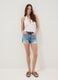White broderie anglaise pure cotton tank top_1