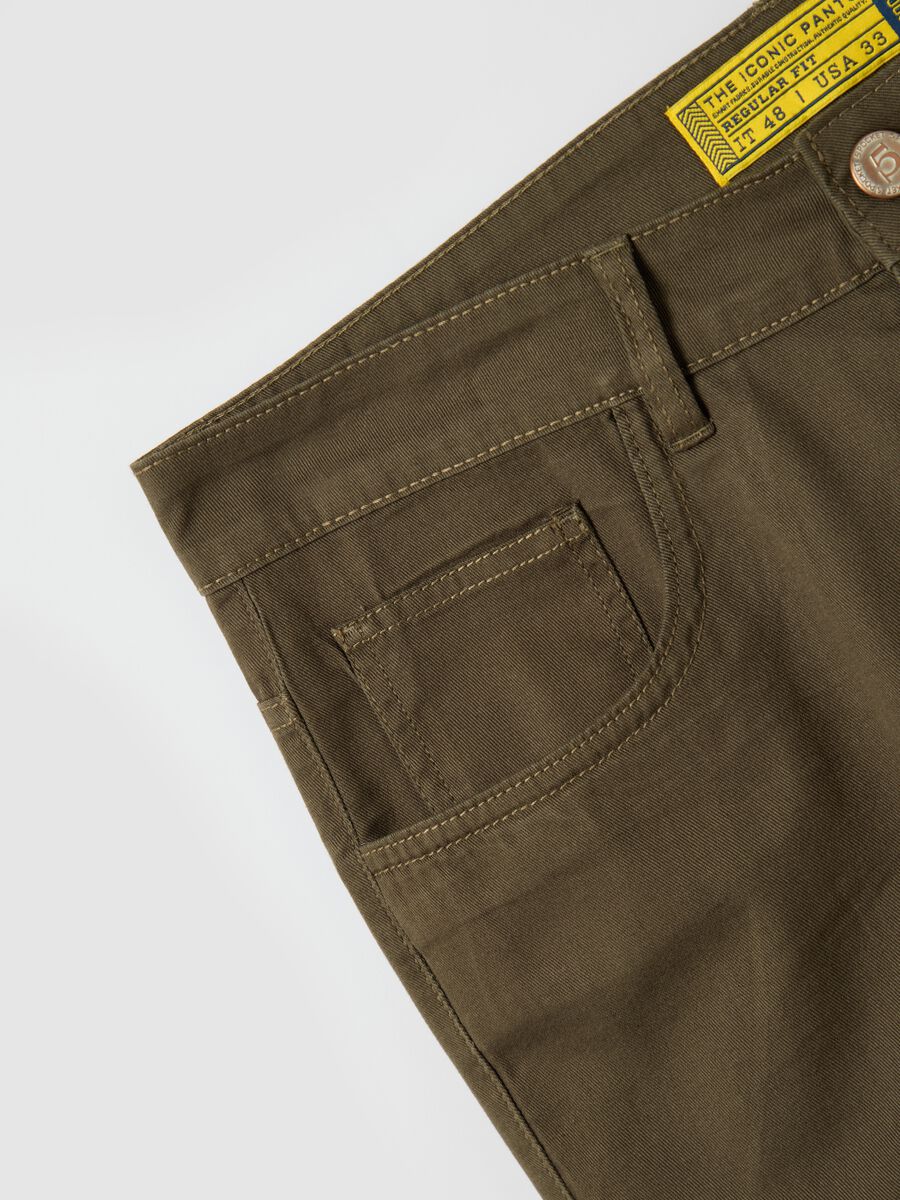 Green Cotton Bermuda Shorts by Ovs_5