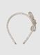 Silver Girls' Headband with Bow_1