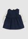 Multicolour newborn dress in pure cotton_1