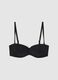 Black Balconette Bra with Removable Padding_0