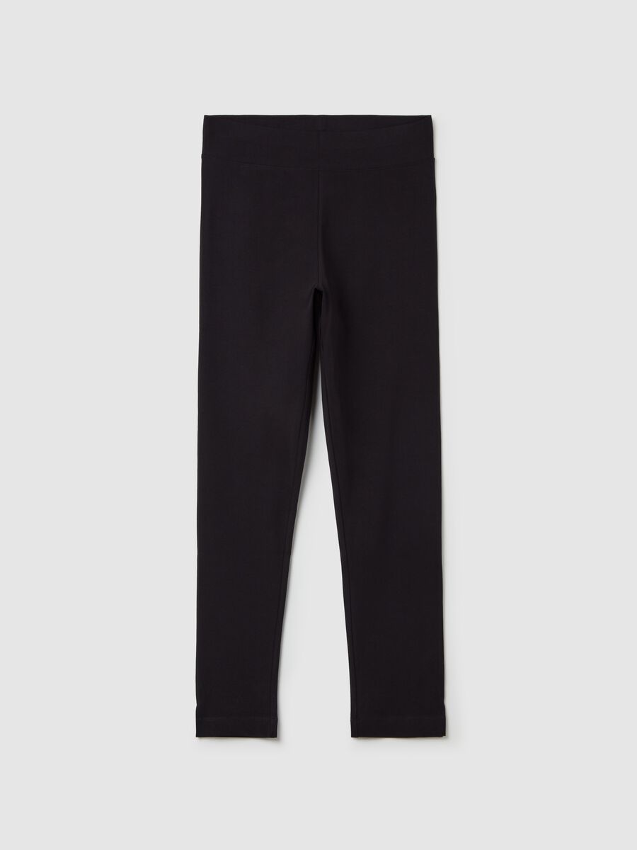 Curvy stretch cotton leggings_4