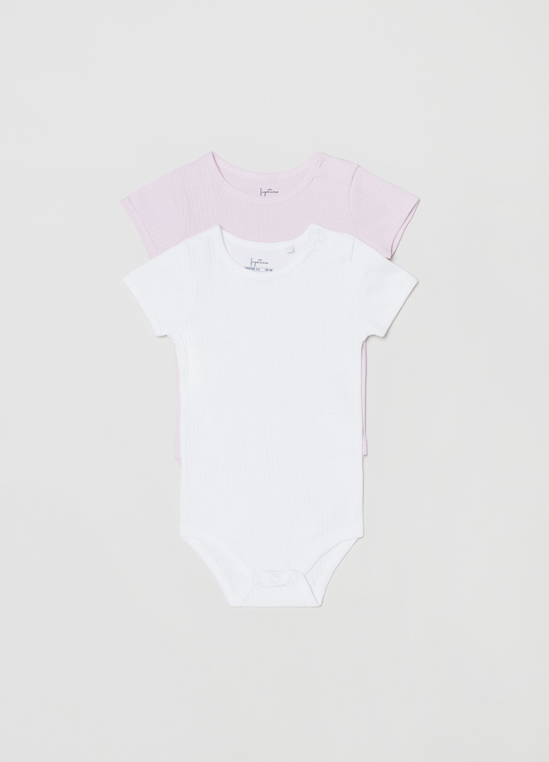 Bipack body in cotone a costine _0