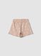 Girls&rsquo; pink pure cotton polka dot shorts_0