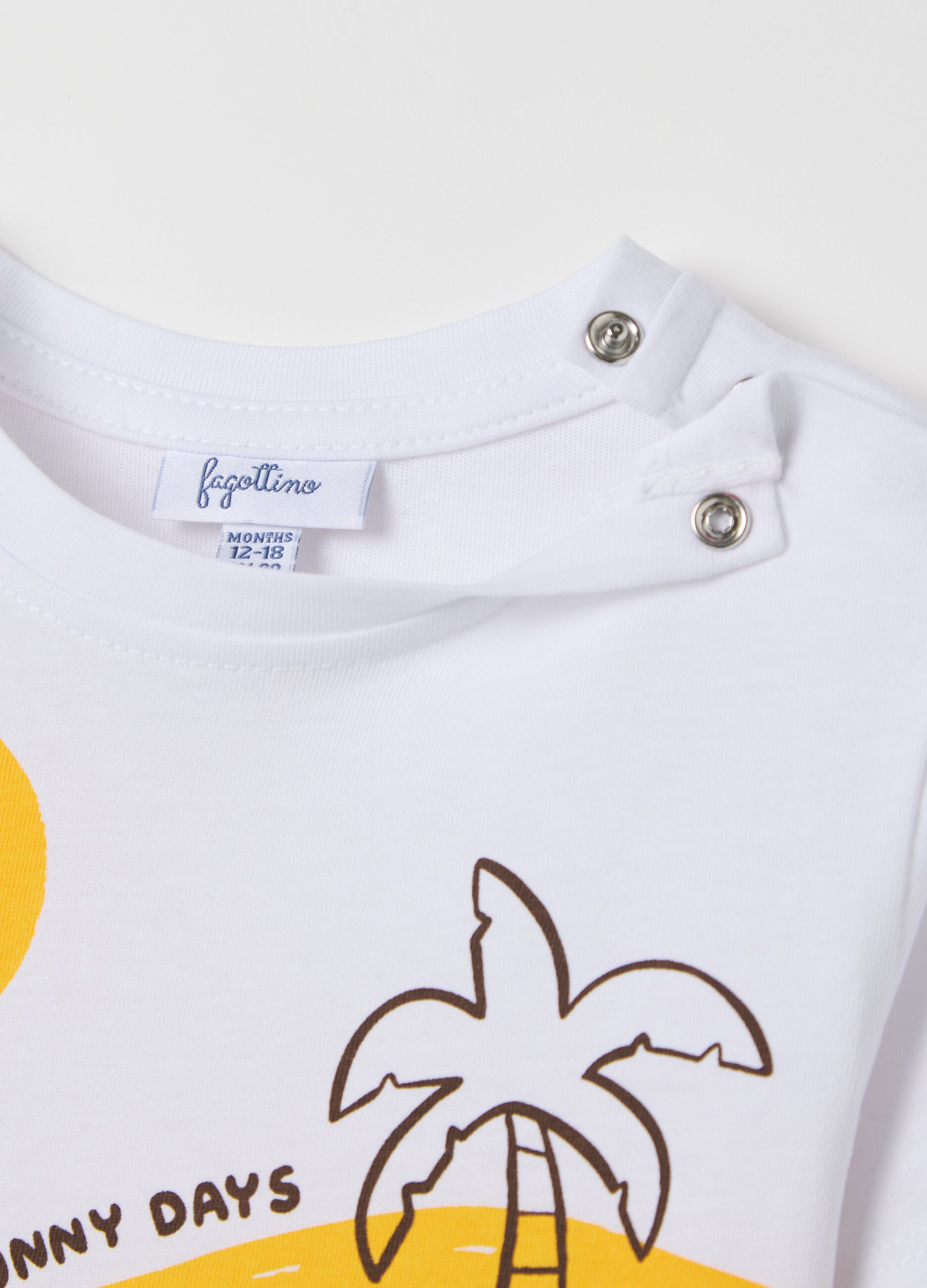Jogging set with animals print in cotton