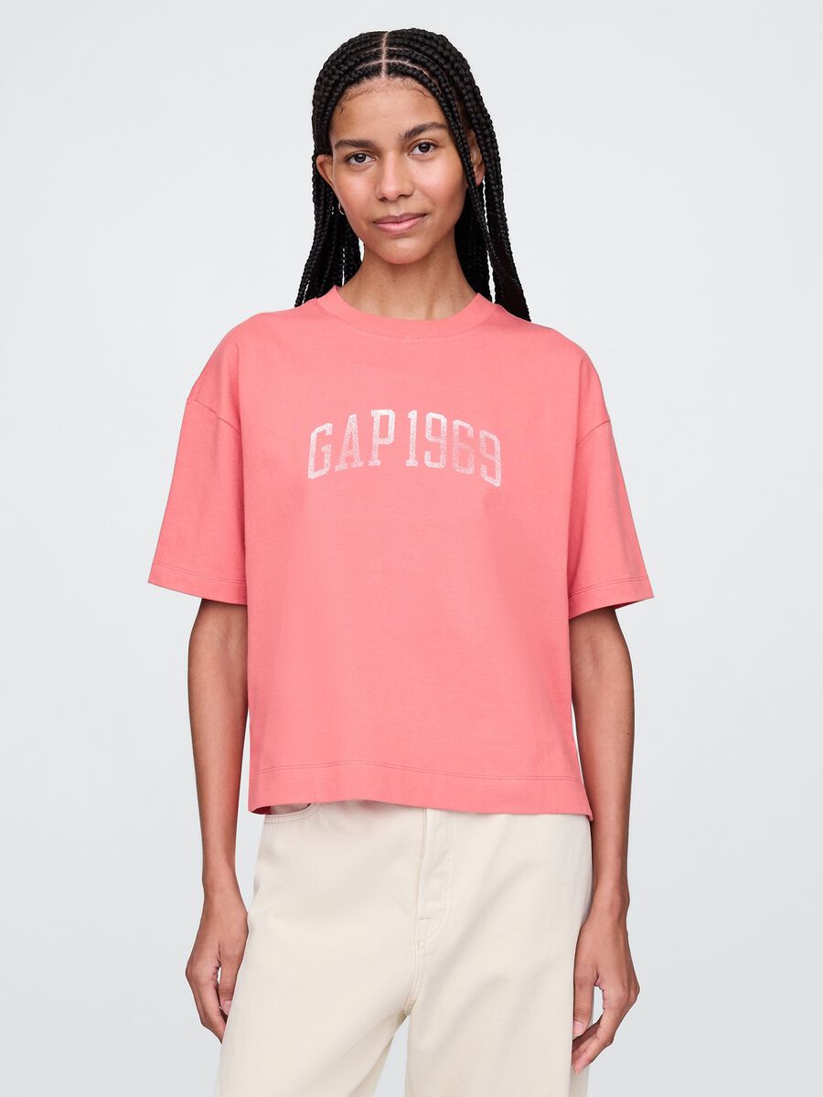 Gap Pink Short Sleeve Cotton T-shirt_0