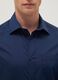 Regular fit blue shirt with classic collar - easy iron_1