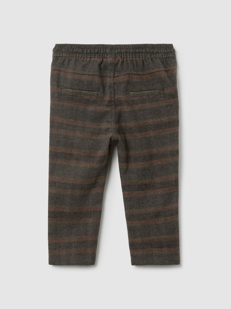 Striped regular fit baby trousers_1