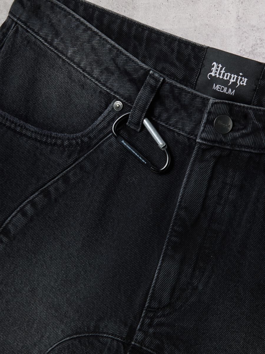 Denim Shorts Black_7