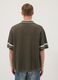 Green pure cotton polo shirt_3