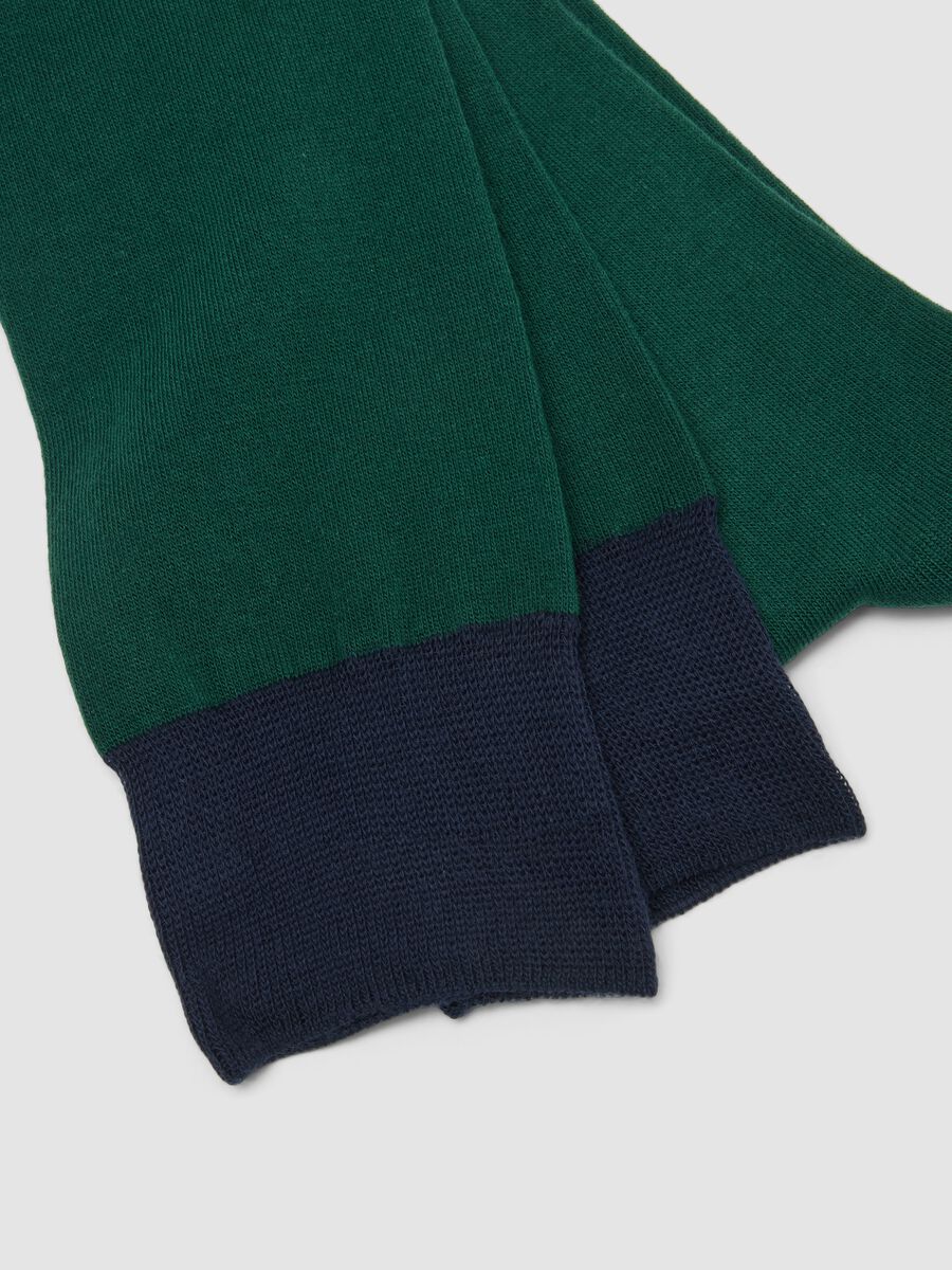 Bipack calze lunghe in misto cotone elasticizzato multicolor_1