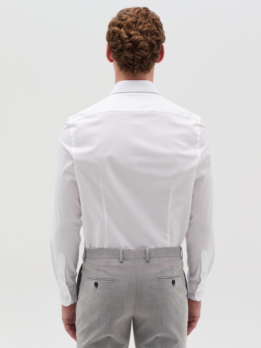 Camicia slim fit in cotone stretch_2