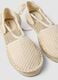 White mesh-textured sandals with laces_2