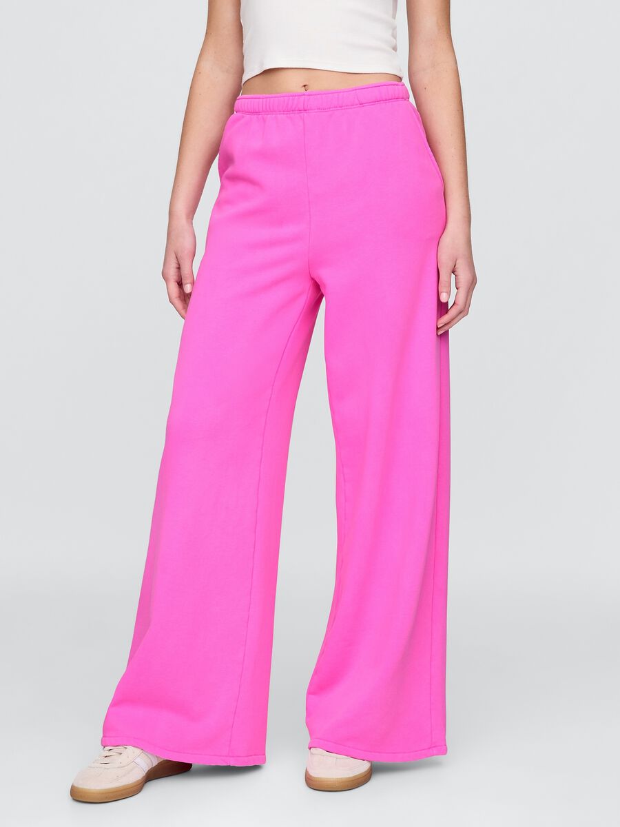Wide Leg Pink Palazzo Trousers_1
